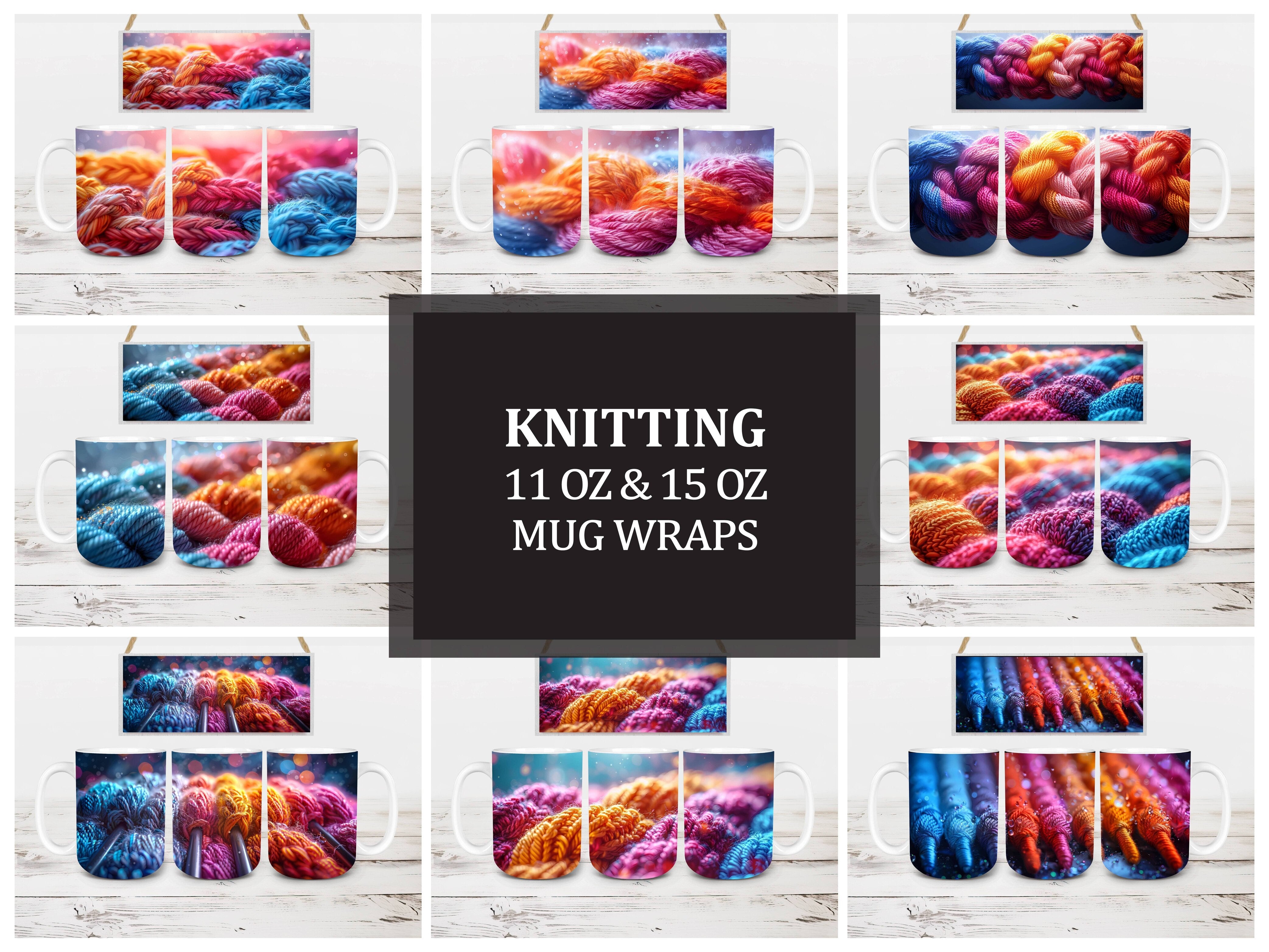 Knitting 1 Mug Wrap - CraftNest - Digital Crafting and Art