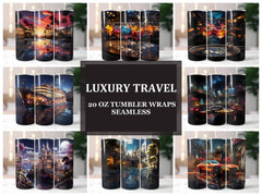 Luxury Travel 3 Tumbler Wrap - CraftNest