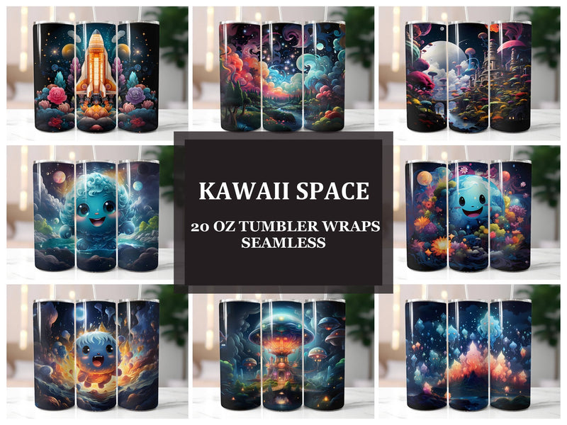 Kawaii Space 1 Tumbler Wrap - CraftNest