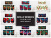 Holly Berries Mug Wrap