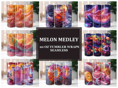 Melon Melody 3 Tumbler Wrap - CraftNest - Digital Crafting and Art