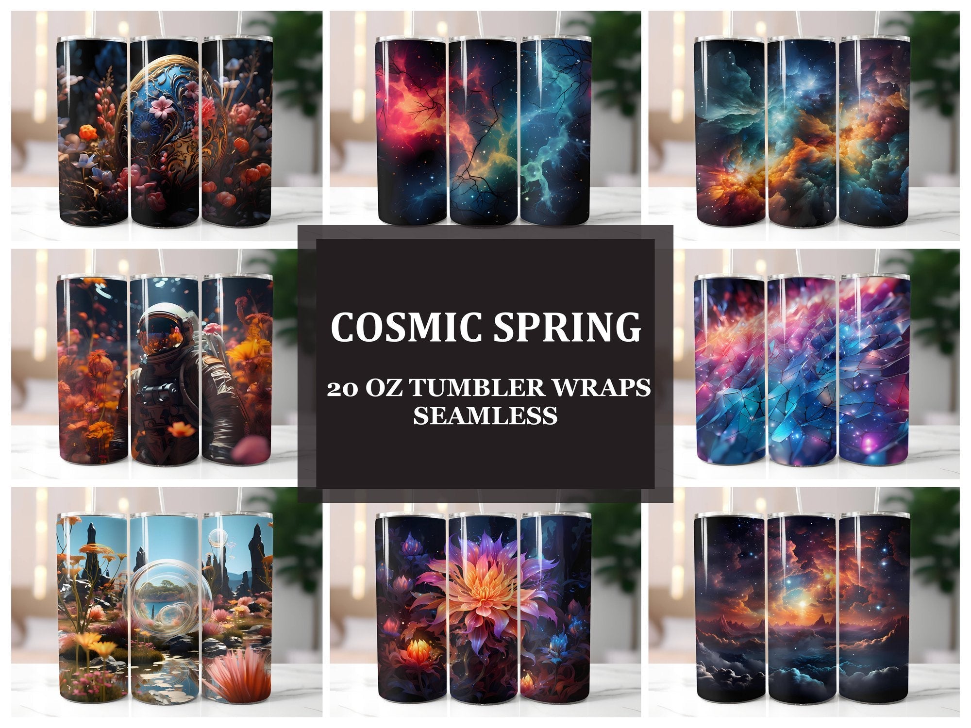 Cosmic Spring 4 Tumbler Wrap - CraftNest