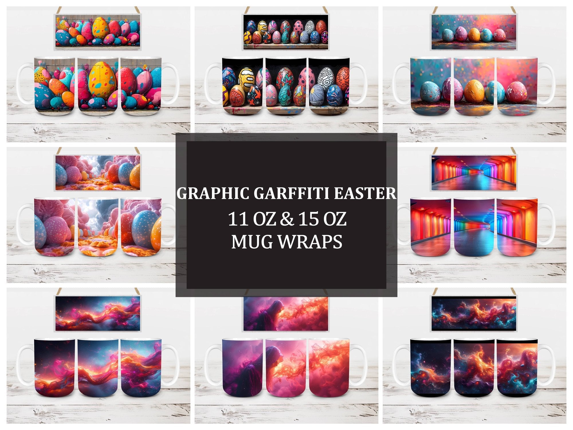 Graphic Graffiti 4 Mug Wrap - CraftNest