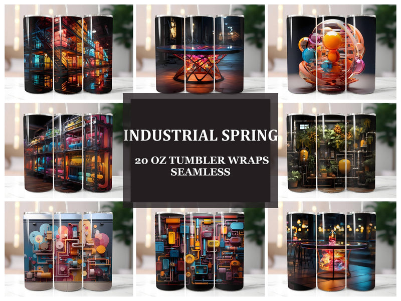 Industrial Spring 5 Tumbler Wrap - CraftNest