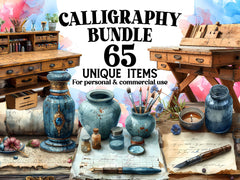 Calligraphy Clipart - CraftNest - Digital Crafting and Art