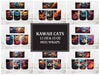 Kawaii Cats 4 Mug Wrap