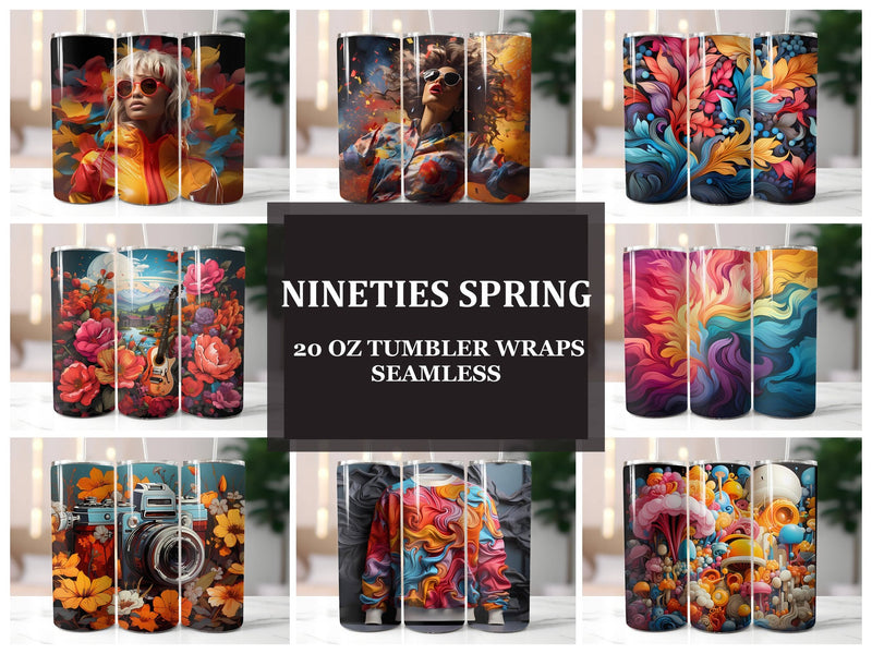 Nineties Spring 2 Tumbler Wrap - CraftNest