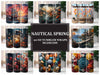 Nautical Spring 3 Tumbler Wrap