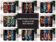 Christmas Stockings Tumbler Wrap - CraftNest