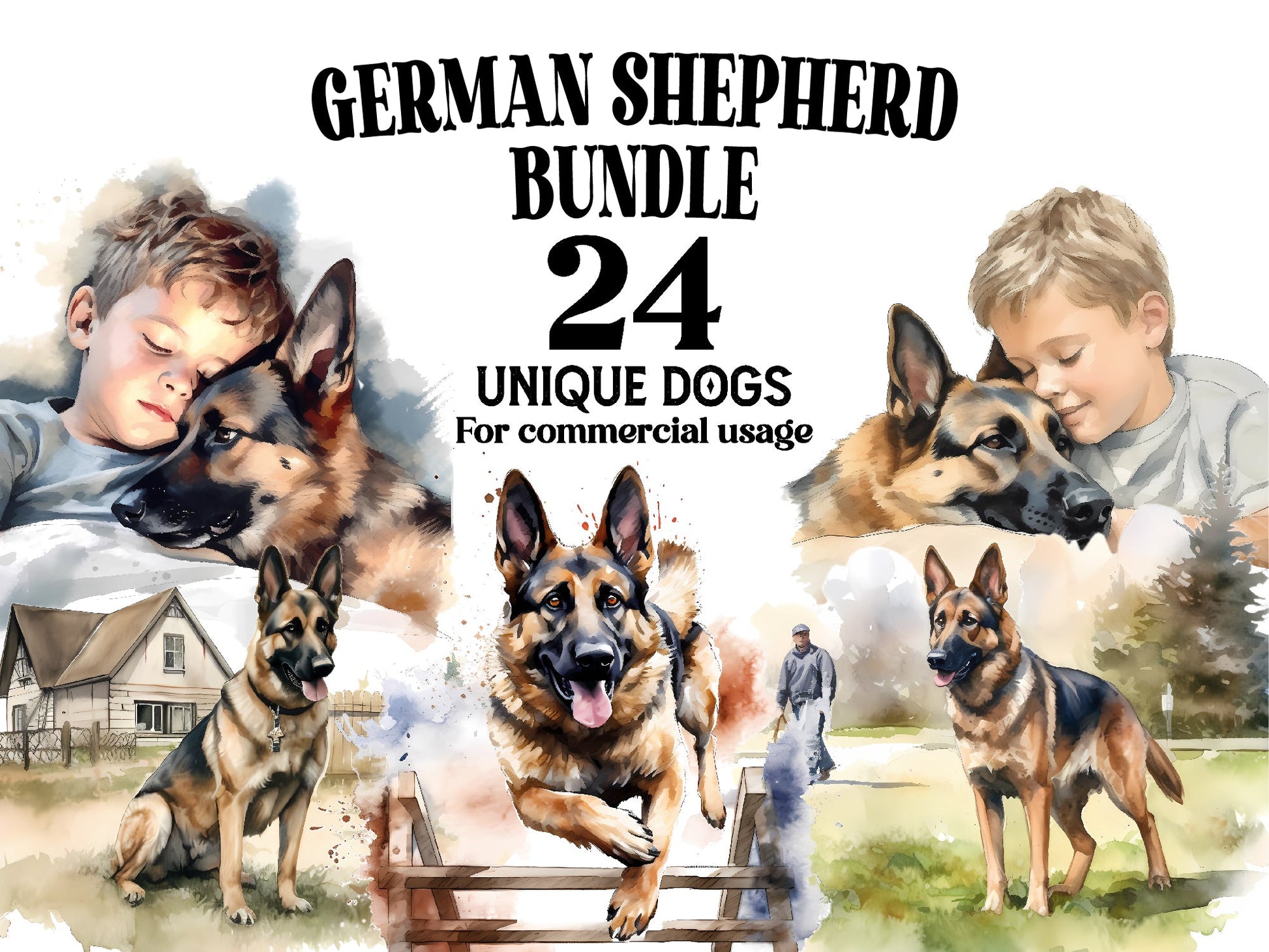 German Shepherd - CraftNest - Digital Crafting and Art