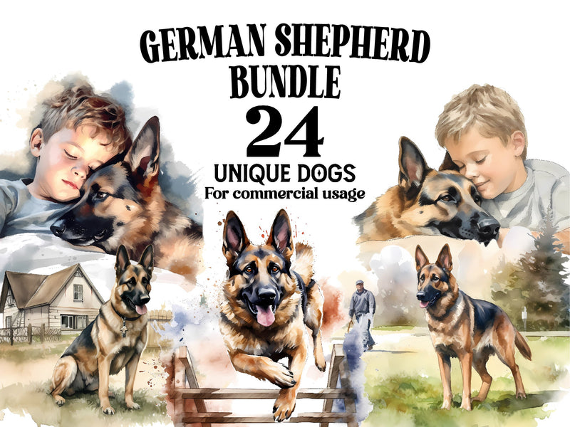 German Shepherd - CraftNest - Digital Crafting and Art