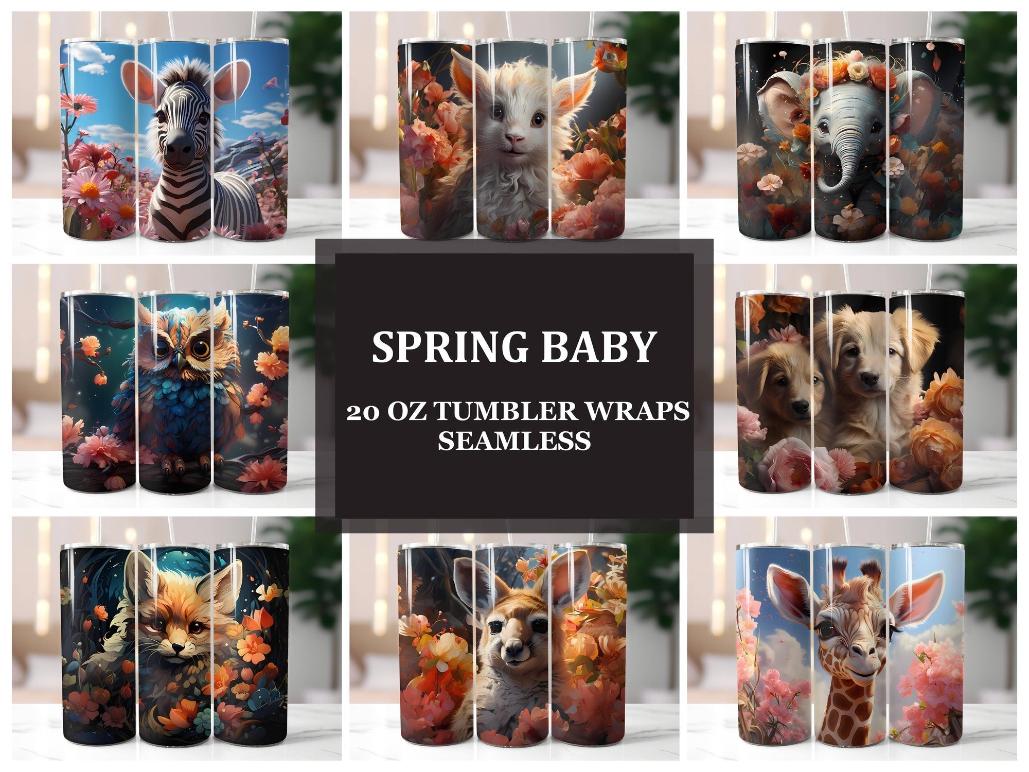 Spring Baby 1 Tumbler Wrap - CraftNest