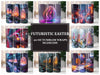 Futuristic Easter 2 Tumbler Wrap