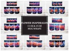 Flower Snapdragon 7 Mug Wrap - CraftNest