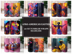 Afro-American Easter 1 Tumbler Wrap - CraftNest