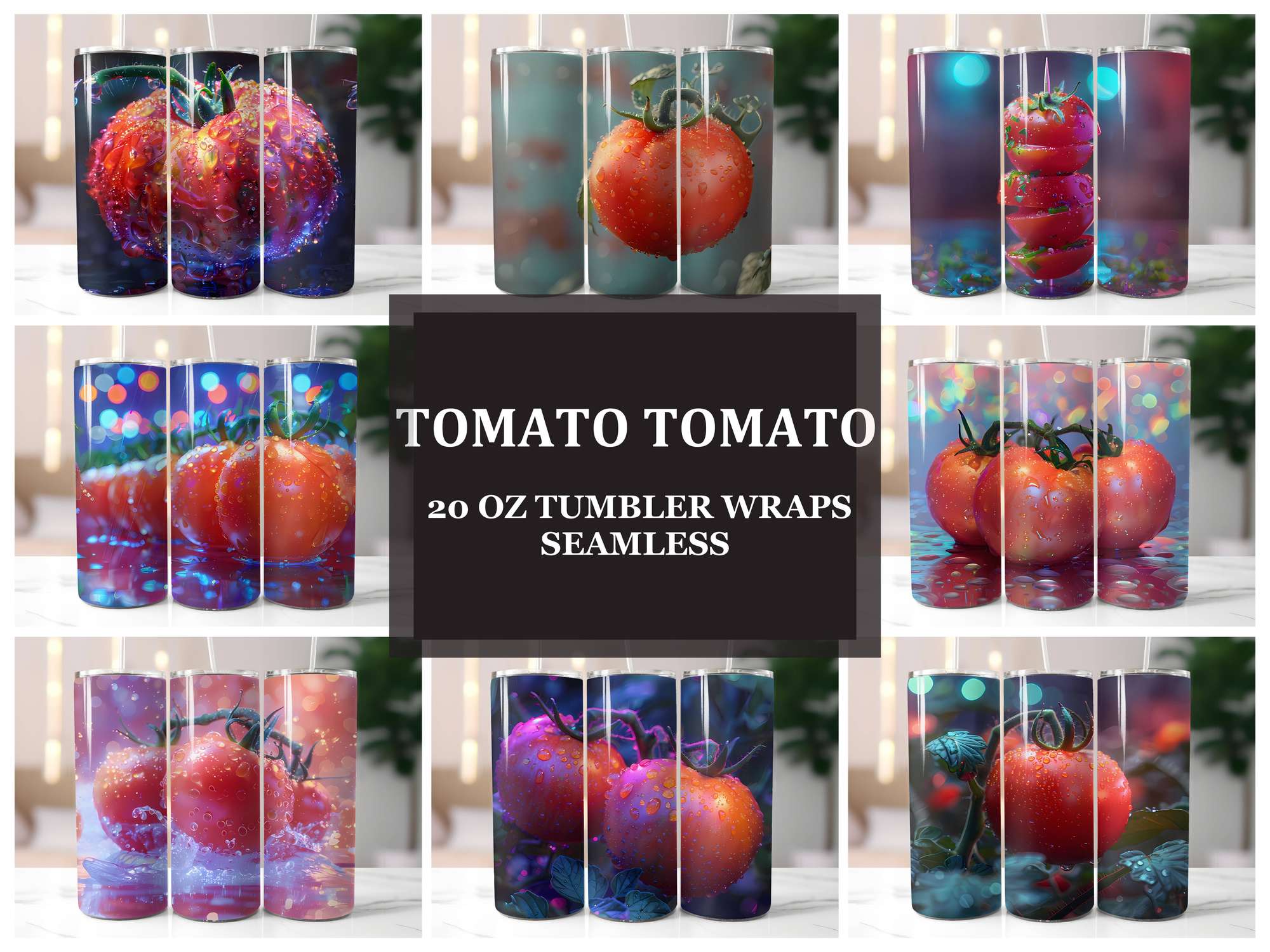 Tomato 3 Tumbler Wrap - CraftNest - Digital Crafting and Art