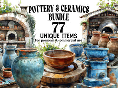 Pottery & Ceramics Clipart - CraftNest - Digital Crafting and Art