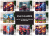 USA in Easter 4 Tumbler Wrap