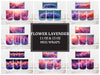 Flower Lavender 4 Mug Wrap