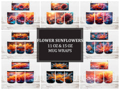 Flower Sunflowers 2 Mug Wrap - CraftNest