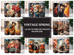 Vintage Spring 1 Tumbler Wrap - CraftNest