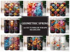 Geometric Spring 5 Tumbler Wrap - CraftNest