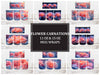Flower Carnations 4 Mug Wrap