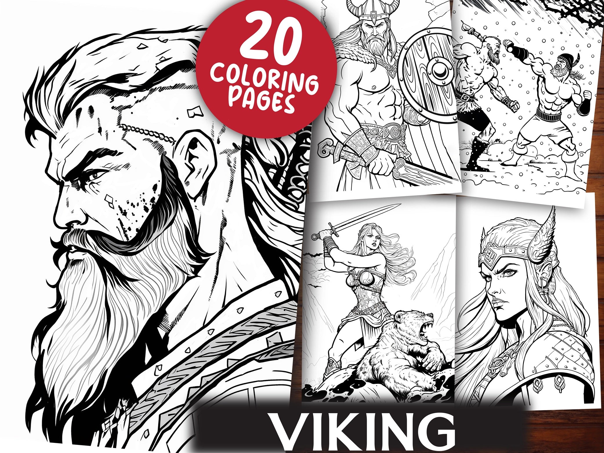 Viking Coloring Book