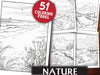 Nature Coloring Book