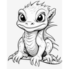 Cute Baby Dinosaur Coloring Pages