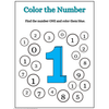 Color the Number Recognition Worksheets
