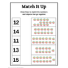Number Matching Objects Counting Worksheet