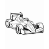 Race Car Coloring Book for Kids