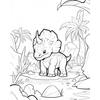Cute Dinosaur Coloring Pages