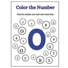 Color the Number Worksheets