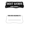 Sight Word Word Search Activity Book