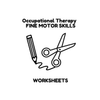 Occupational Therapy Fine Motor Skills Worksheets