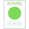 Colorful How Many Sides Worksheets