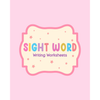 Sight Word Read Trace Write Worksheets Bundle