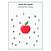 Vowel Letter Recognition Worksheets