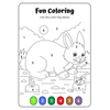 Fun Coloring by Number Worksheets