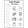 Letter Sounds Tracing Coloring Worksheets a to Z