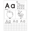 Alphabet Tracing Coloring Worksheets