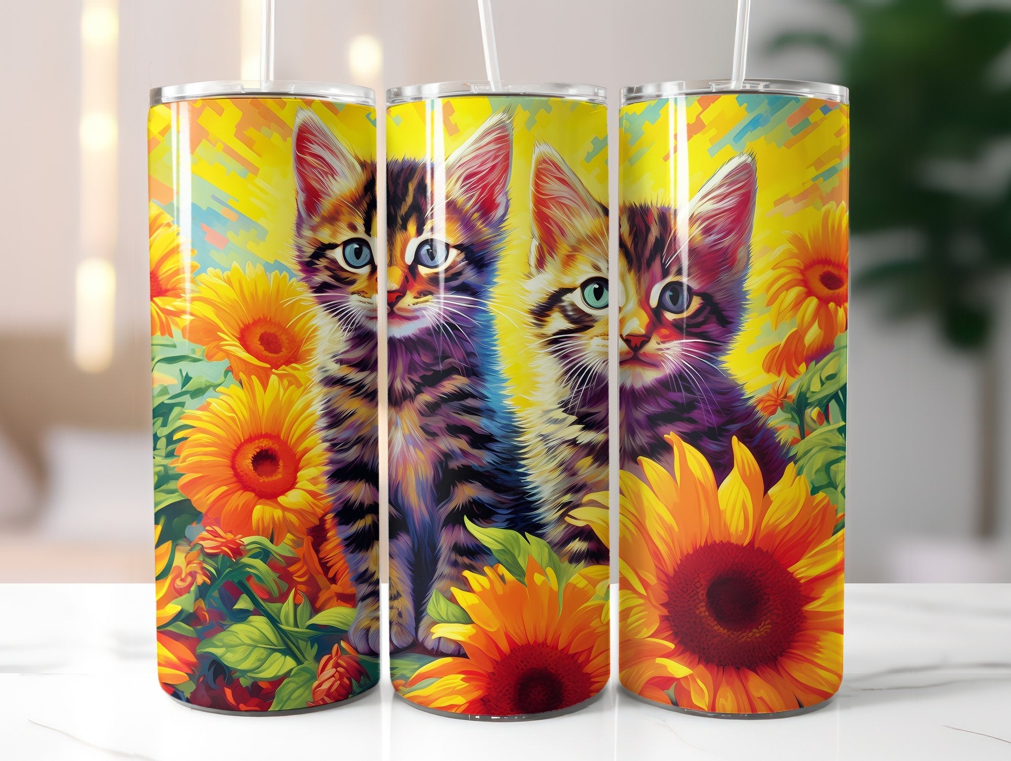 Cute Kittens Tumbler Wrap - CraftNest