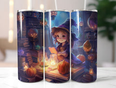 Cute Witch Tumbler Wrap - CraftNest