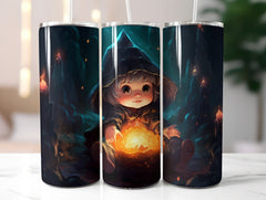 Cute Witch Tumbler Wrap - CraftNest