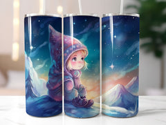 Cute Witch Tumbler Wrap - CraftNest