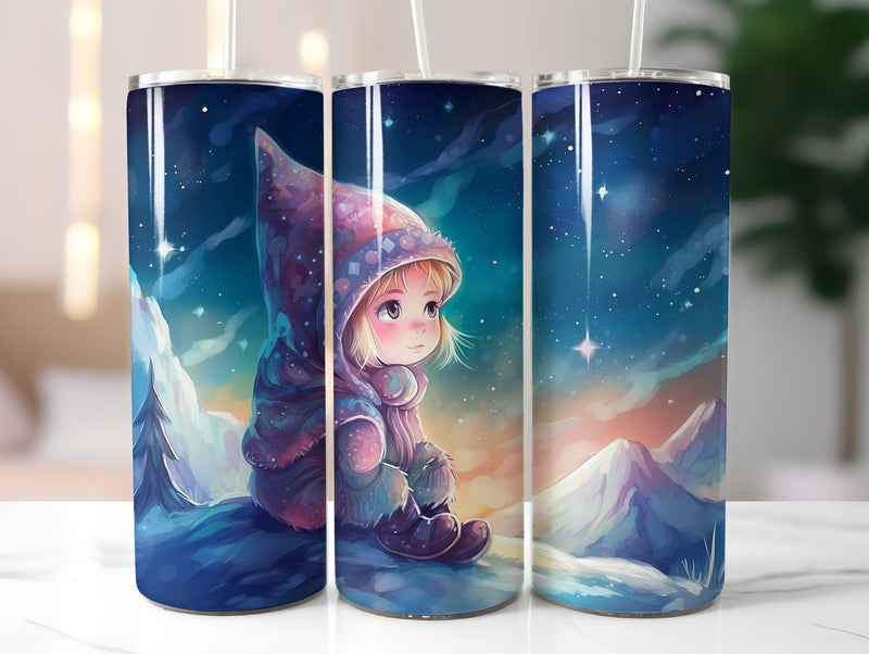 Cute Witch Tumbler Wrap - CraftNest