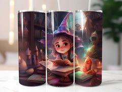 Cute Witch Tumbler Wrap - CraftNest