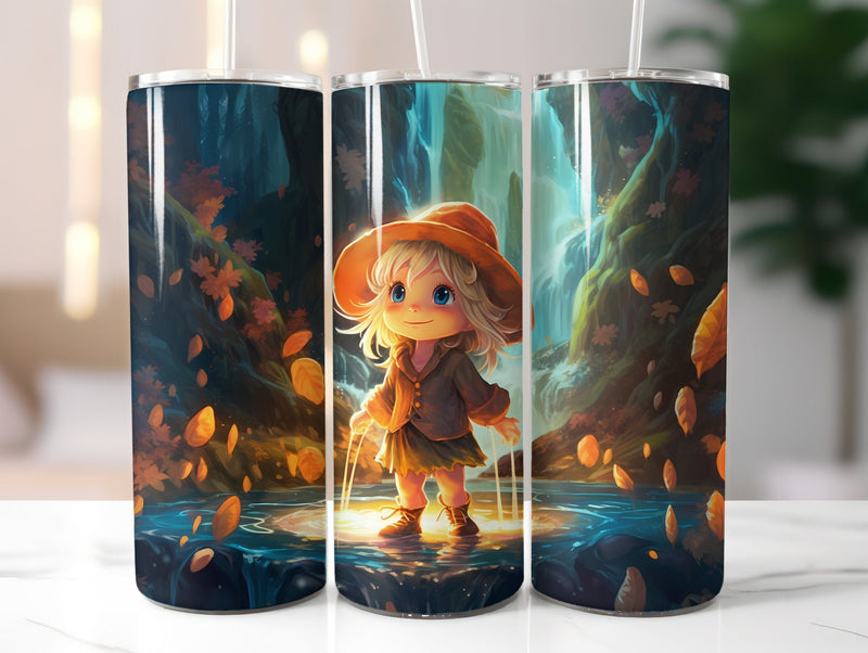 Cute Witch Tumbler Wrap - CraftNest